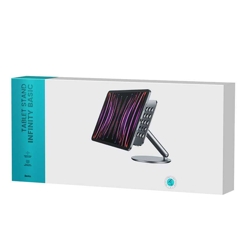 Support Tablette Infinity Basic Benks - Construction Solide et Design Pliable - Gris — Benks · Smarty Paris 18e